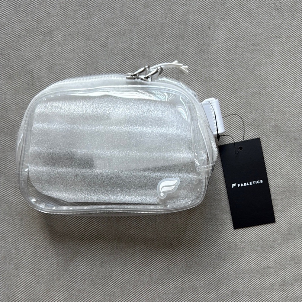 Fabletics Clear White Pouch